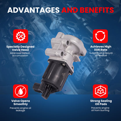 MOCA 1582A038 EGR Valve Fit for 2008-2014 Mitsubishi L200 2.4L 2.5L & 2005-2014 Mitsubishi Montero 3.8L