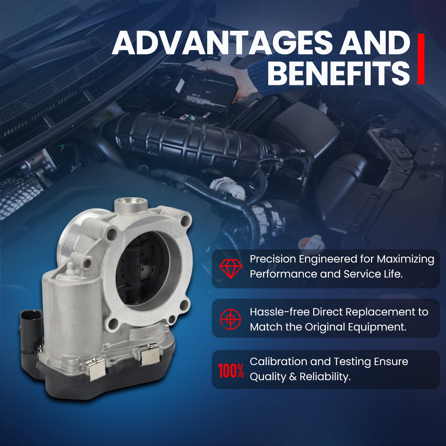 MOCA Throttle Body Fit for 2008-2016 Audi A3 1.4L 1.8L & 2012-2018 Audi A6 2.0L & 2007-2016 Volkswagen Eos 2.0L & 2009-2017 Volkswagen Tiguan 2.0L