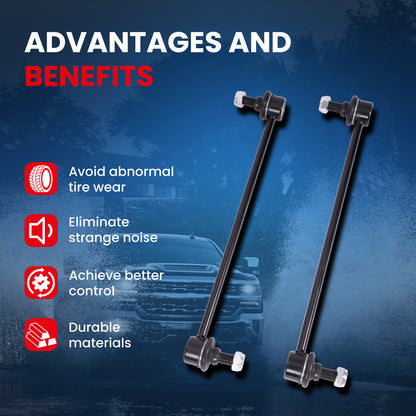 MOCA 2x Front Sway Bar End Links Fit for 2007-2012 Acura RDX & 2007-2016 Honda CR-V