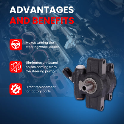 Bomba de dirección asistida MOCA compatible con Ford Mustang V8 4.6L 2005-2010