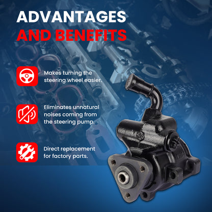 MOCA Power Steering Pump Fit for 2001-2005 Ford Explorer 4.0L & 2001-2011 Ford Ranger 4.0L & 1998-2005 Mercury Mountaineer 4.0L & 2001-2009 Mazda B4000 4.0L