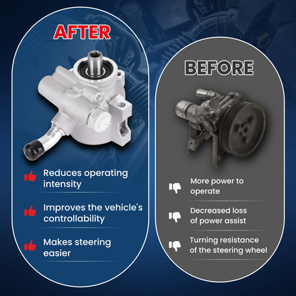 MOCA Power Steering Pump Fit for 1997-2004 Chevrolet Corvette 5.7L & 2008-2013 Chevrolet Corvette 6.2L & 2006-2013 Chevrolet Corvette 7.0L