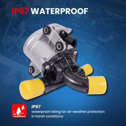 MOCA 130-9080 Electric Engine Water Pump Fit for 2019-2025 Cadillac XT4 2.0L & 2020-2025 Chevrolet Blazer 2.0L & 2021-2025 Buick Envision 2.0L & 2020-2023 GMC Acadia 2.0L