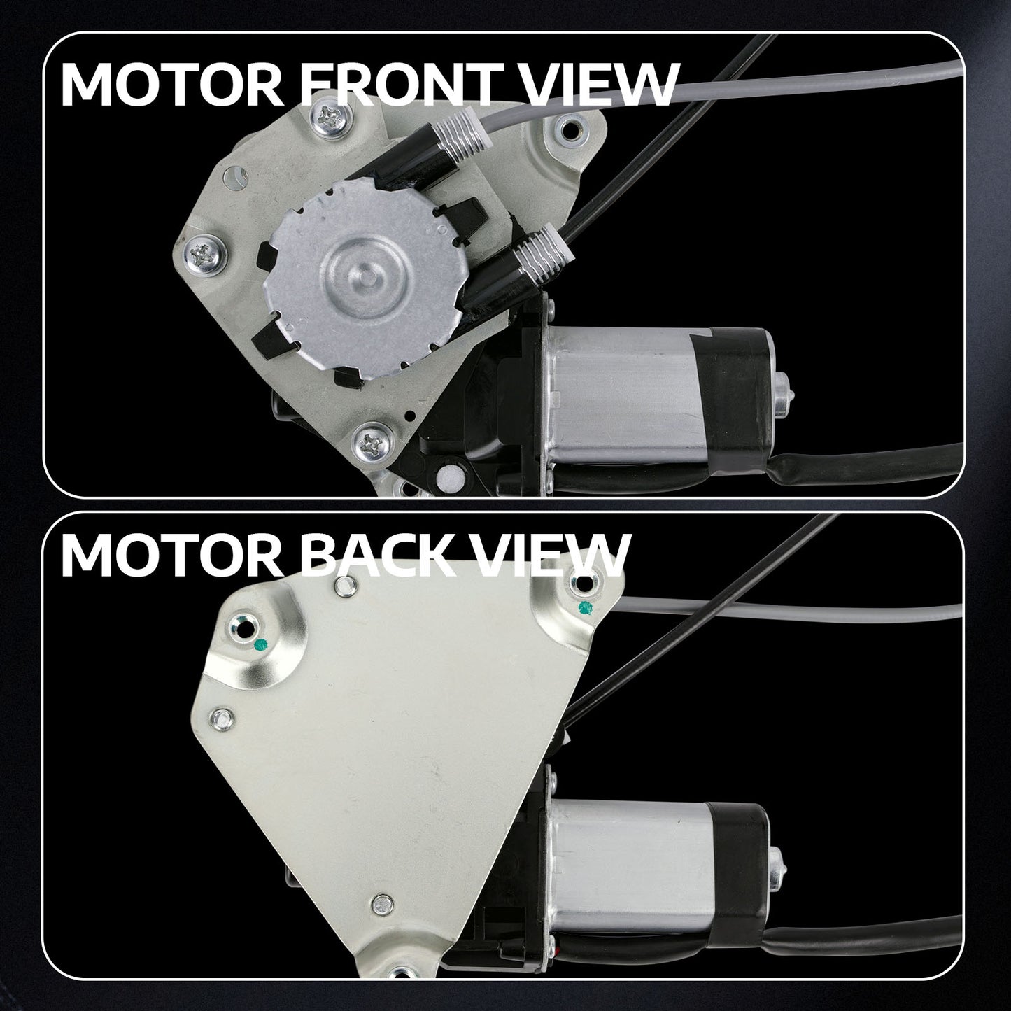 Elevalunas eléctrico trasero derecho MOCA con motor compatible con Jeep Liberty 2002-2007