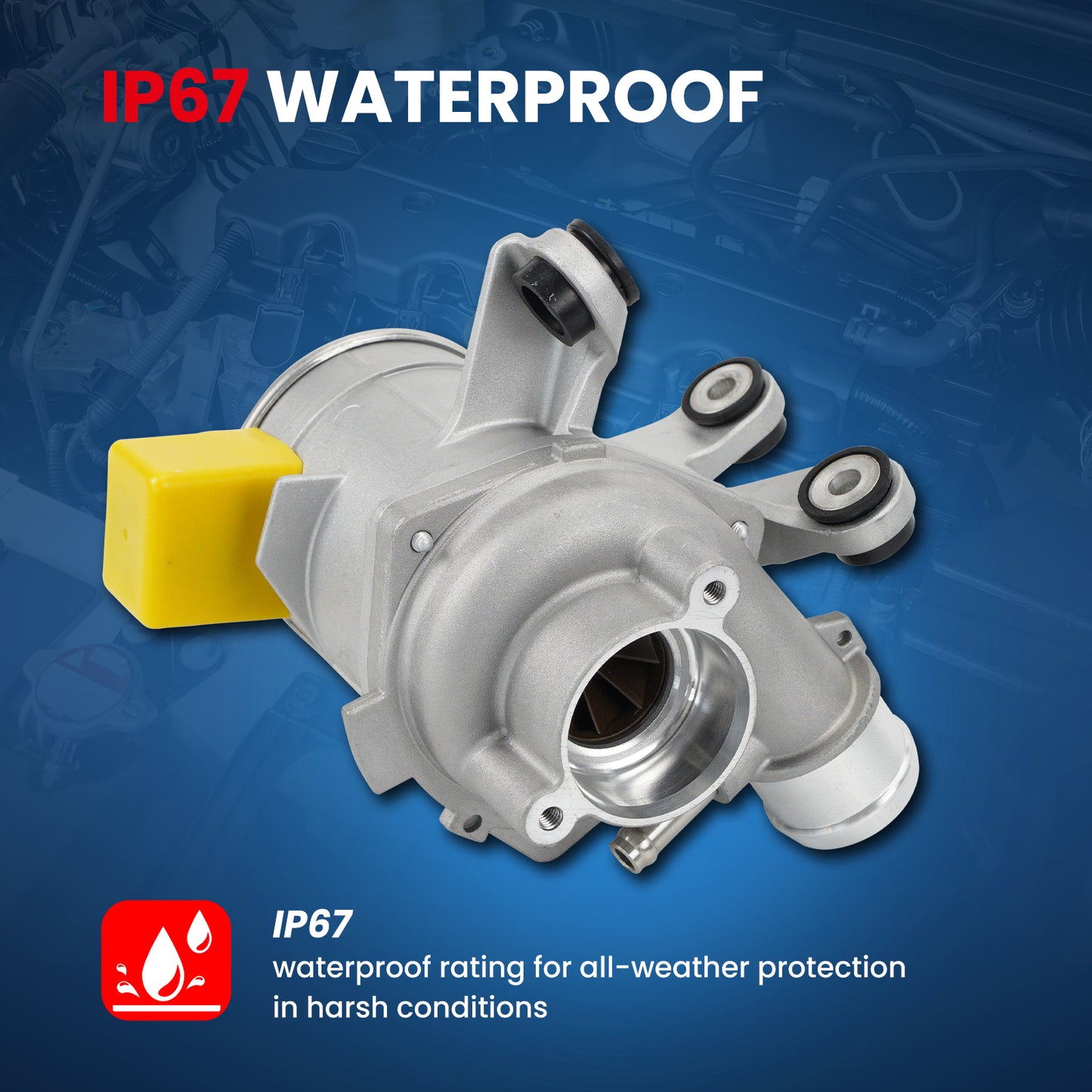 MOCA Electric Engine Water Pump Fit for 2019 Mercedes-Benz Sprinter 1500 2500 2.0L & 2015-2016 Mercedes-benz C300 2.0L