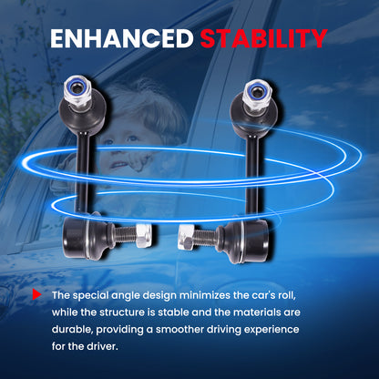 MOCA 2Pcs Rear Stabilizer Sway Bar End Link Kit Fit for 2007-2017 Honda CR-V L4 2.4L