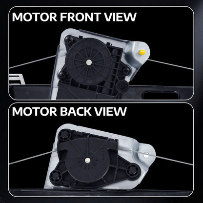 Elevalunas eléctrico trasero izquierdo MOCA con motor compatible con BMW 323i (2006-2011), BMW 335i (2007-2011) y BMW M3 (2008-2011)