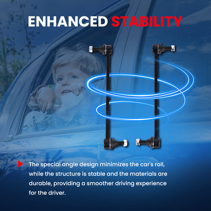 MOCA 2x Front Stabilizer Sway Bar End Links Fit for 2012-2017 Buick Verano & 2011-2015 Chevrolet Cruze Volt