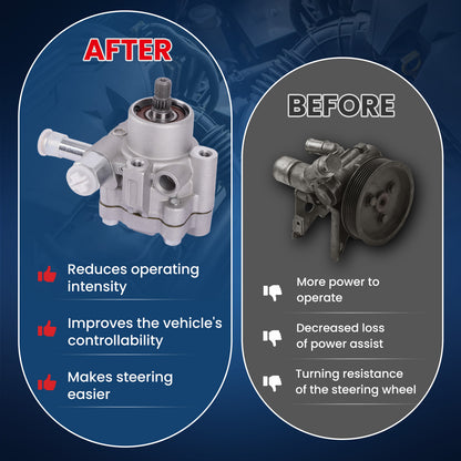Bomba de dirección asistida MOCA compatible con Nissan Altima Sentra 2.5L 2004-2006