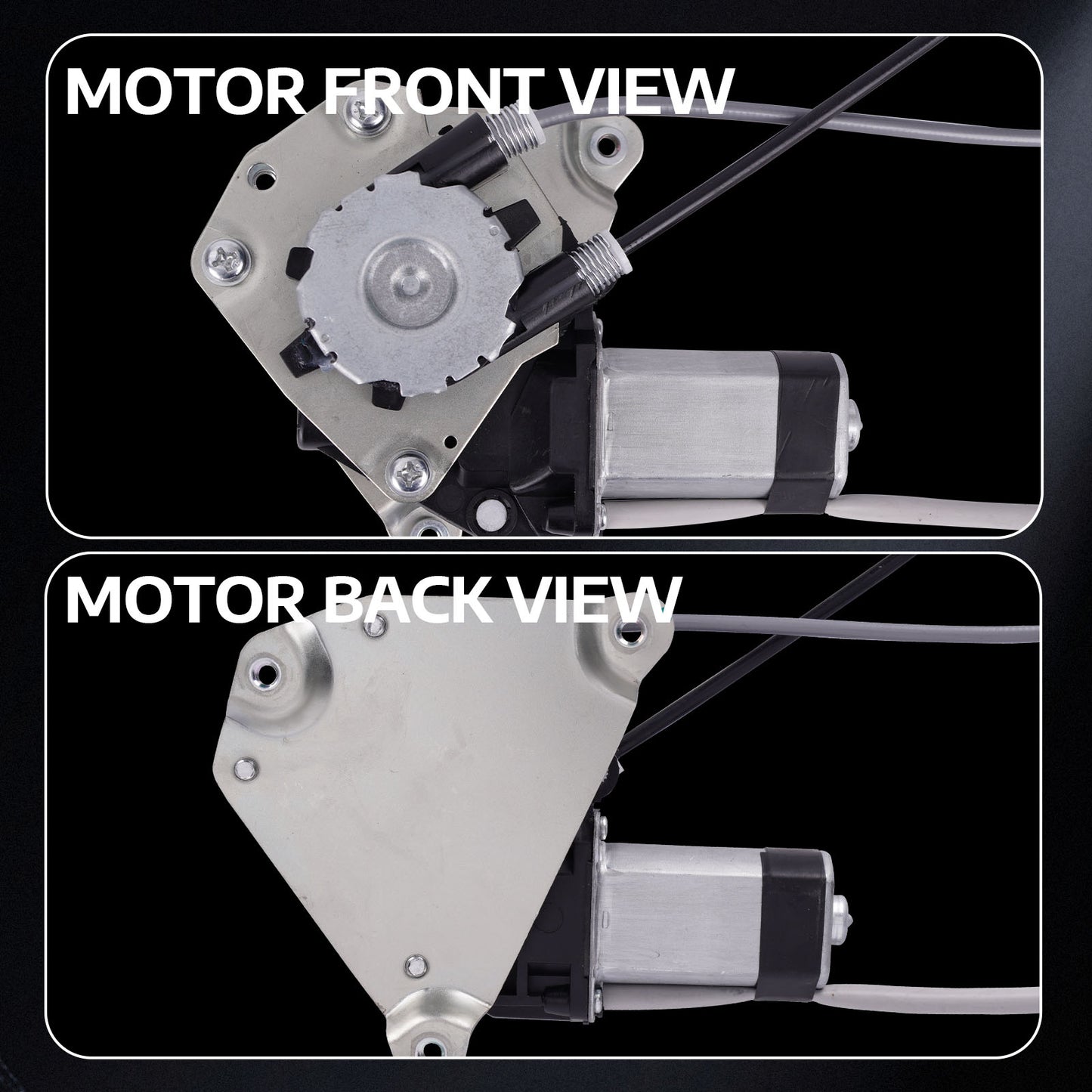 Elevalunas eléctrico trasero izquierdo MOCA con motor compatible con Jeep Liberty 2002-2007