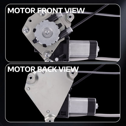 Elevalunas eléctrico trasero izquierdo MOCA con motor compatible con Jeep Liberty 2002-2007