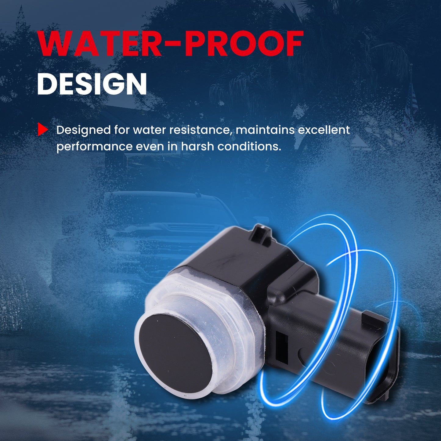 Sensor de asistencia de estacionamiento MOCA compatible con Ford F-150 y Ford F-250, F-350, F-450 y F-550 Super Duty (2015-2020)