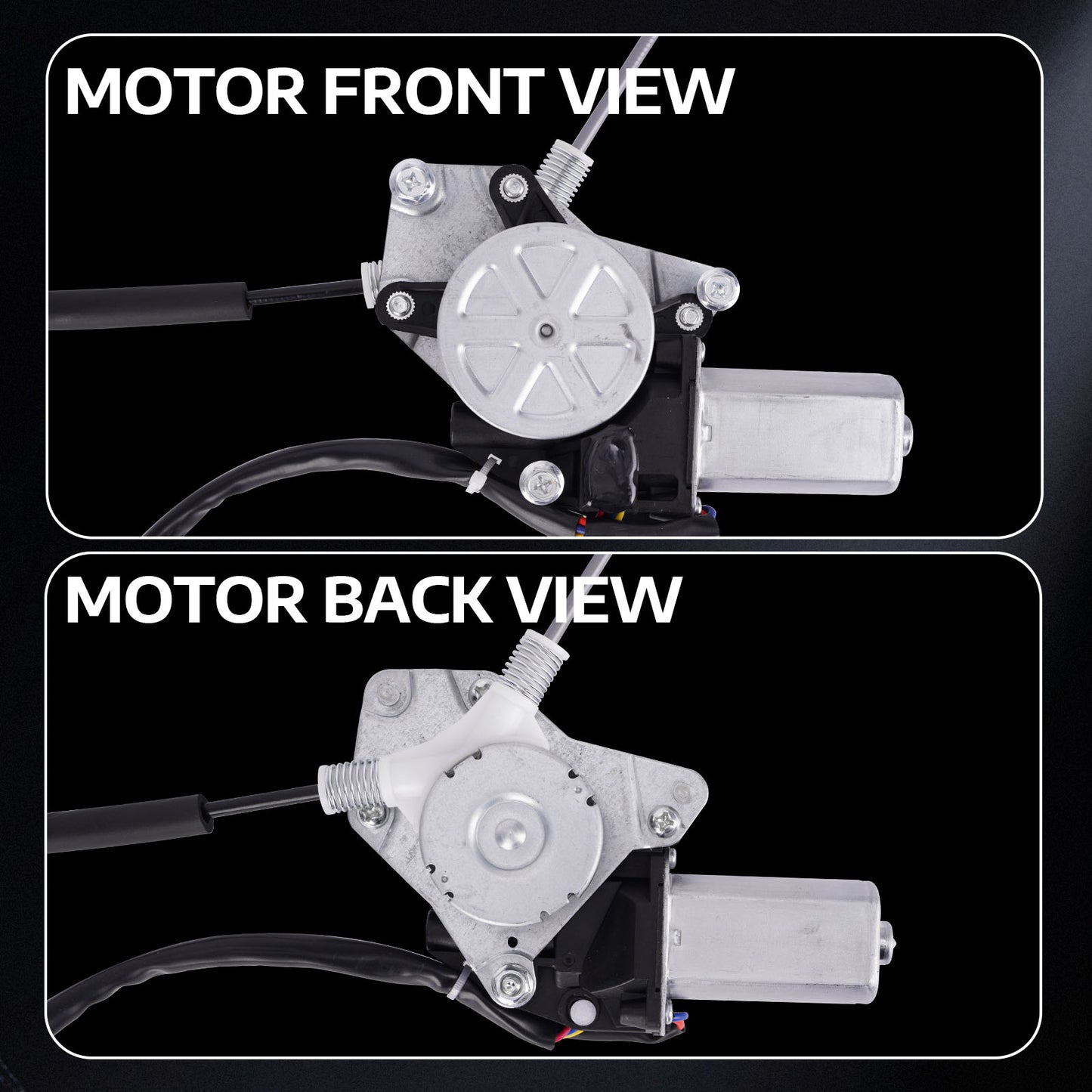 Elevalunas eléctrico delantero izquierdo MOCA con motor compatible con Honda Pilot 2003-2008