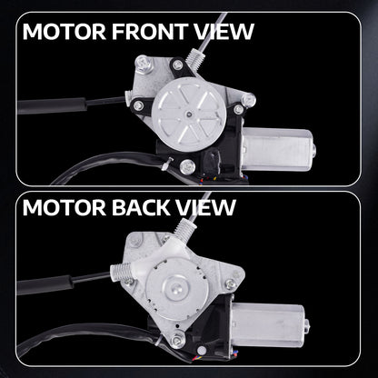 Elevalunas eléctrico delantero izquierdo MOCA con motor compatible con Honda Pilot 2003-2008