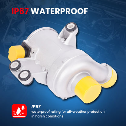 MOCA 11518635090 Electric Engine Water Pump Fit for 2015-2019 BMW X6 3.0L & 2015-2019 BMW 640i xDrive Gran Coupe 3.0L & 2013-2017 BMW 535i xDrive GT 3.0L