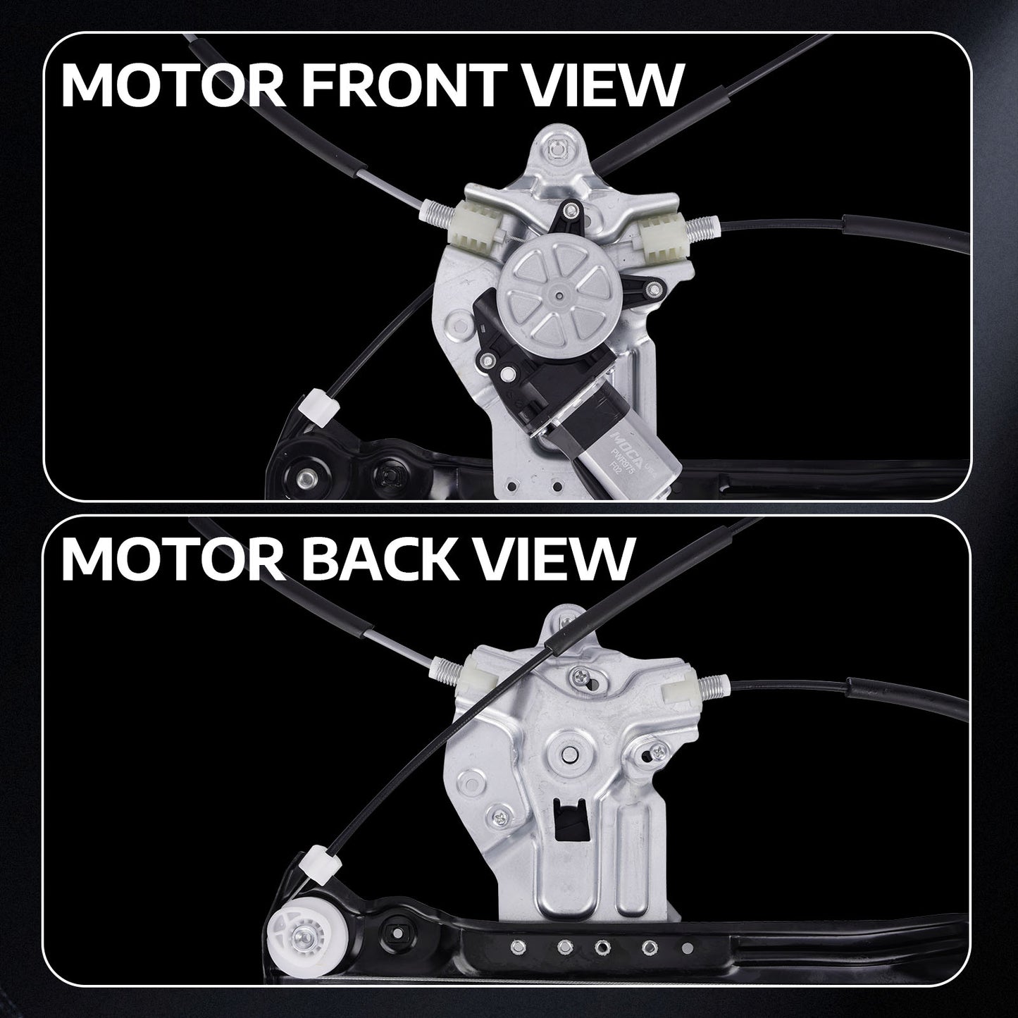 Elevalunas eléctrico delantero derecho MOCA con motor compatible con Chevrolet Cruze 2010-2012