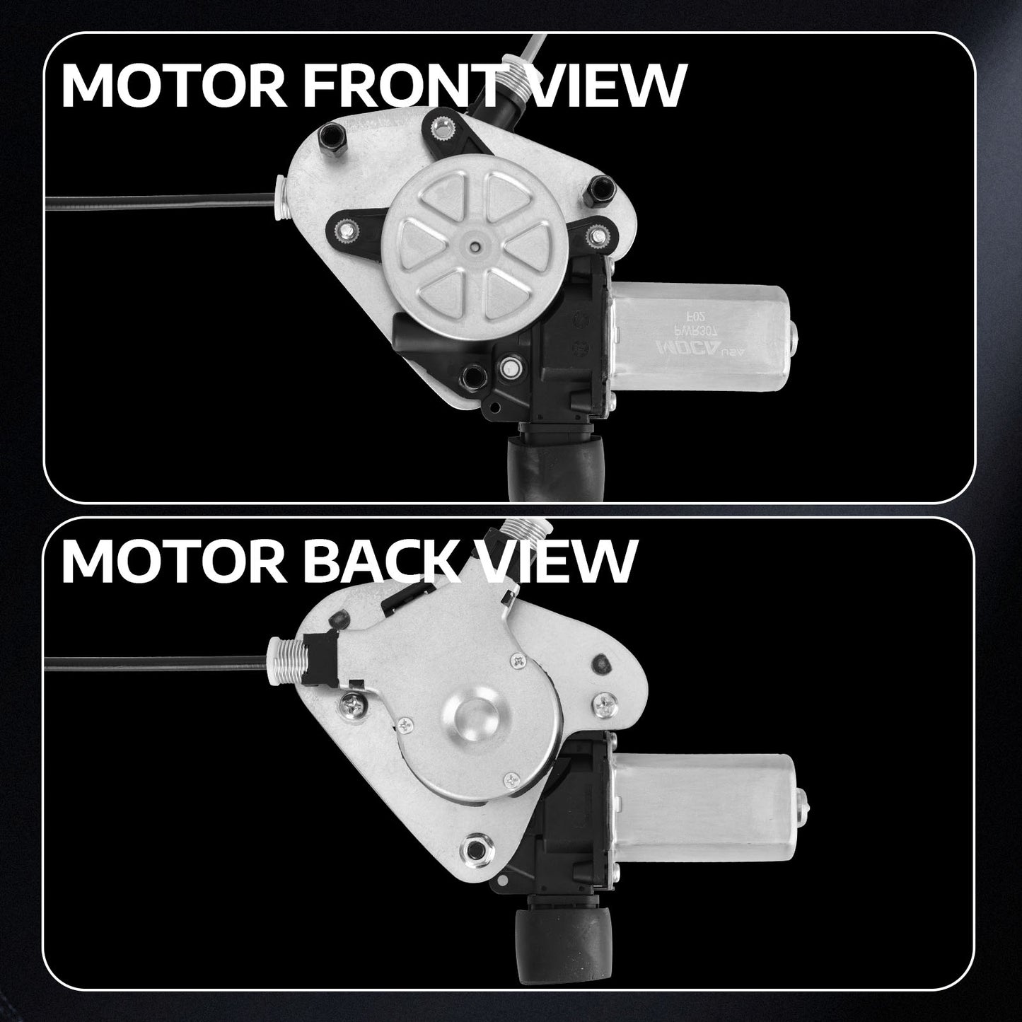 Elevalunas eléctrico delantero derecho MOCA con motor compatible con Honda Accord 2003-2007