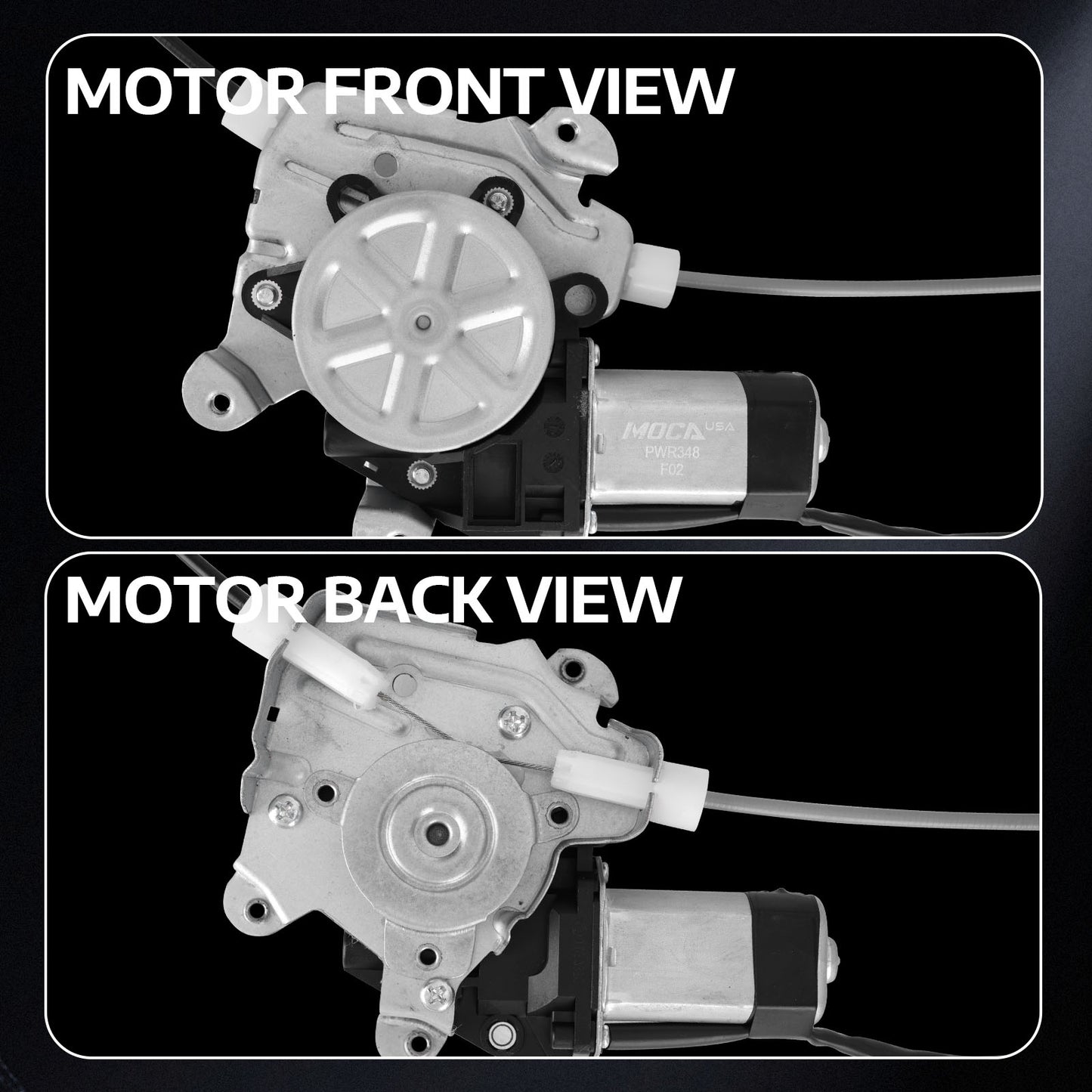 Front Left Power Window Regulator W/ Motor for 05-21 Nissan 09-10 Suzuki 741-348