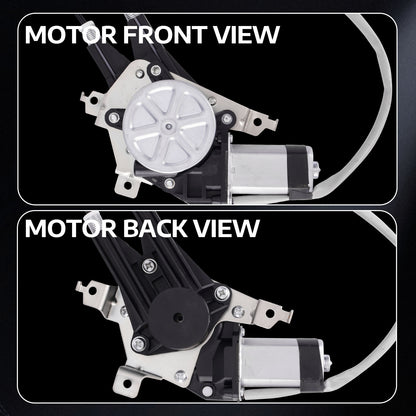 Elevalunas eléctrico delantero derecho MOCA con motor compatible con Ford E-150 (2003-2014), Ford E-350 Super Duty (1999-2021) y Ford Econoline Wagon (1999-2002)