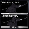 MOCA Front Right Power Window Regulator w/ 6 pin Motor Fit for 2008-2016 Chrysler Town & Country & 2008-2020 Dodge Grand Caravan