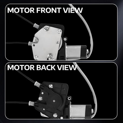 Elevalunas eléctrico delantero derecho MOCA con motor compatible con Dodge Durango 1998-2003 y Dodge Dakota 2000-2004
