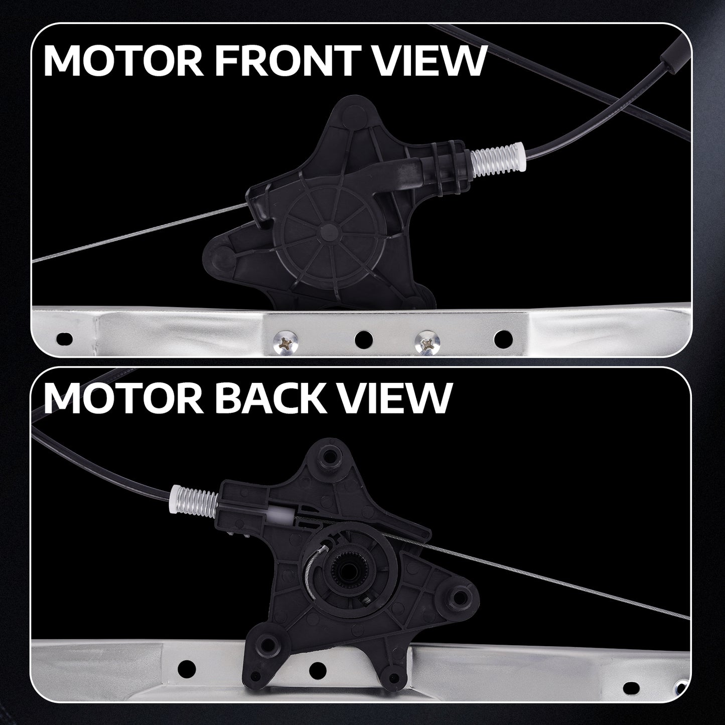 Elevalunas eléctrico delantero izquierdo MOCA con motor de 6 pines, compatible con Chrysler Town &amp; Country 2008-2016 y Dodge Grand Caravan 2008-2020