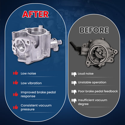 Bomba de vacío de freno MOCA VCP182 compatible con Audi Q3 Quattro 2.0L (2015-2018) y Audi A4 2.0L (2009-2016) y Audi A4 Quattro 2.0L (2010-2016)
