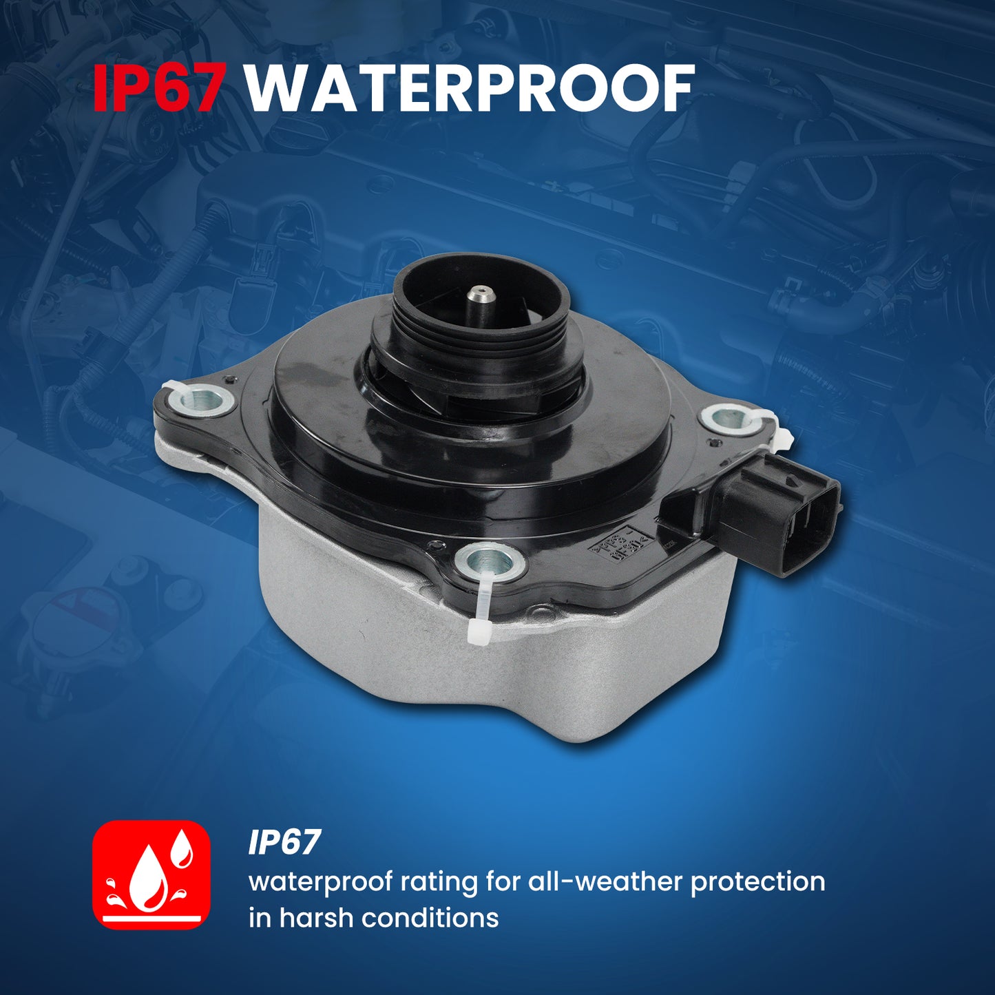 MOCA Electric Engine Water Pump Fit for 2018-2021 Toyota Camry 2.5L & 2019-2022 Toyota Avalon 3.5L