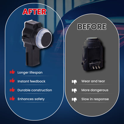 Sensor de asistencia de estacionamiento MOCA compatible con Chrysler 200 (2015-2017), Dodge Durango (2016-2019) y Jeep Cherokee (2014-2018)
