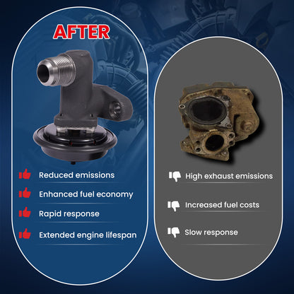 MOCA EGV537T Válvula EGR para Ford E-150 5.4L 2002-2004 y 2006-2009 y Ford Excursion 2000-2005 5.4L 6.8L y Lincoln Navigator 5.4L 1998-2004