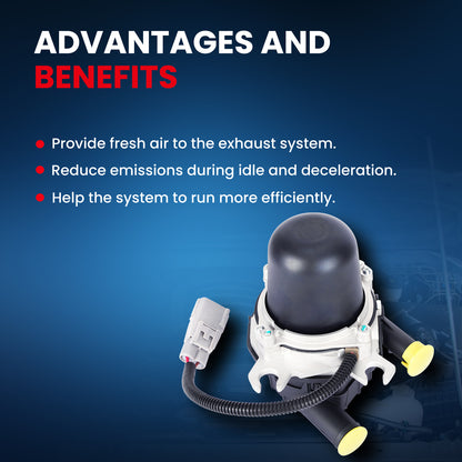 MOCA 176100C010 Secondary Air Injection Pump Fit for 2005-2007 Lexus LX470 4.7L & 2005-2009 Toyota Sequoia 4.7L & 2005-2015 Toyota Tacoma 2.7L