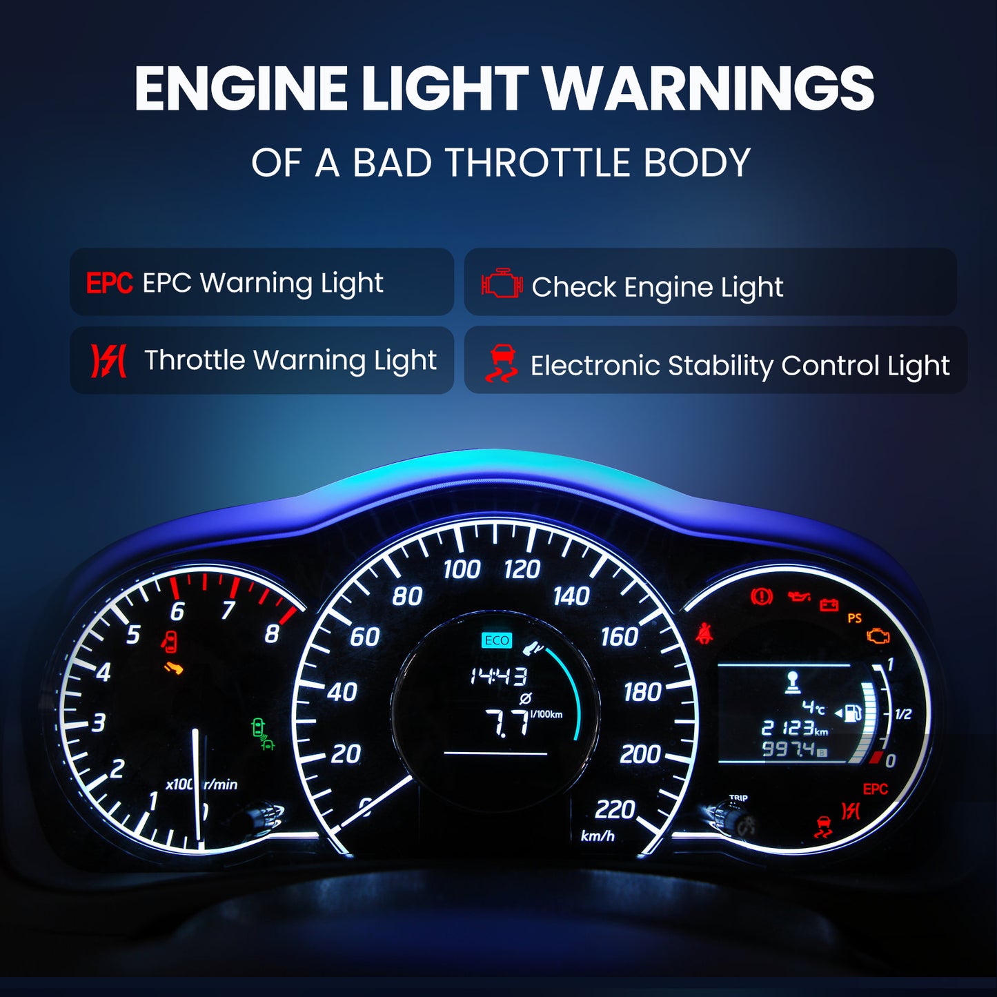 MOCA Throttle Body Fit for 2008-2014 Chevrolet Express 1500 V6 4.3L & 2007-2013 GMC Sierra 1500 V6 4.3L & 2007-2009 Saturn Aura V6 3.6L