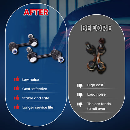 MOCA 2X Front Sway Bar End Links Fit for 1992-1996 Toyota Camry & 1992-1996 Lexus ES300