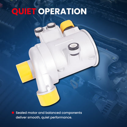 MOCA 11518635090 Electric Engine Water Pump Fit for 2015-2019 BMW X6 3.0L & 2015-2019 BMW 640i xDrive Gran Coupe 3.0L & 2013-2017 BMW 535i xDrive GT 3.0L