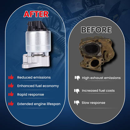 Válvula EGR MOCA EGV466 compatible con Buick Regal 3.8L (1996-2001), Pontiac Bonneville 3.8L (1995-2001) y Pontiac Grand Prix 3.8L (1997-2001)
