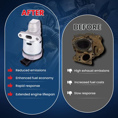 Válvula EGR MOCA EGV612 compatible con Buick Century 3.1L (2000-2005), Oldsmobile Alero 3.4L (2000-2004) y Pontiac Aztek 3.4L (2001-2004)