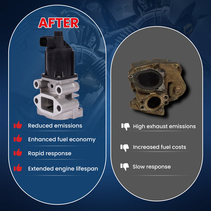 MOCA 1582A038 EGR Valve Fit for 2008-2014 Mitsubishi L200 2.4L 2.5L & 2005-2014 Mitsubishi Montero 3.8L