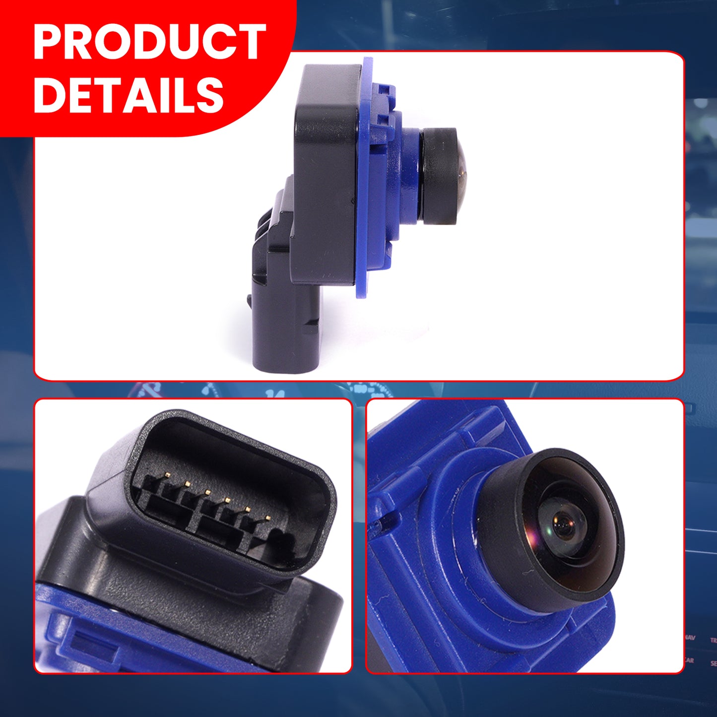 Cámara de asistencia para estacionamiento trasero MOCA 590-080 PAS compatible con Ford F-150 2015-2017