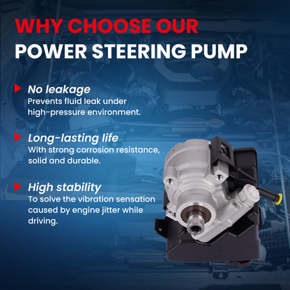 MOCA Power Steering Pump Fit for 1997-2003 Buick Century 3.1L & 1995-2001 Chevrolet Lumina 3.1L & 1996-2002 Pontiac Grand Prix 3.1L