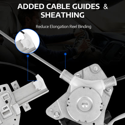 Elevalunas eléctrico delantero derecho MOCA con motor compatible con Honda Pilot 2003-2008