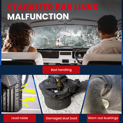 MOCA 2Pcs Front Sway Bar Link Kit Fit for 2003-2013 Subaru Forester 2.5L & 2008-2011 Subaru Impreza 2.0L & 05-09 Subaru Outback 3.0L