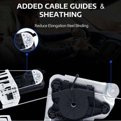 Elevalunas eléctrico trasero derecho MOCA compatible con BMW 323i (2006-2011), BMW 335i (2007-2011) y BMW M3 (2008-2011)