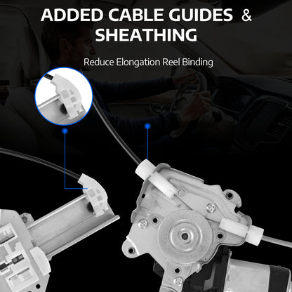 Front Left Power Window Regulator W/ Motor for 05-21 Nissan 09-10 Suzuki 741-348