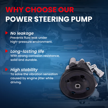 MOCA Power Steering Pump Fit for 2004-2006 Toyota Sienna 3.3L