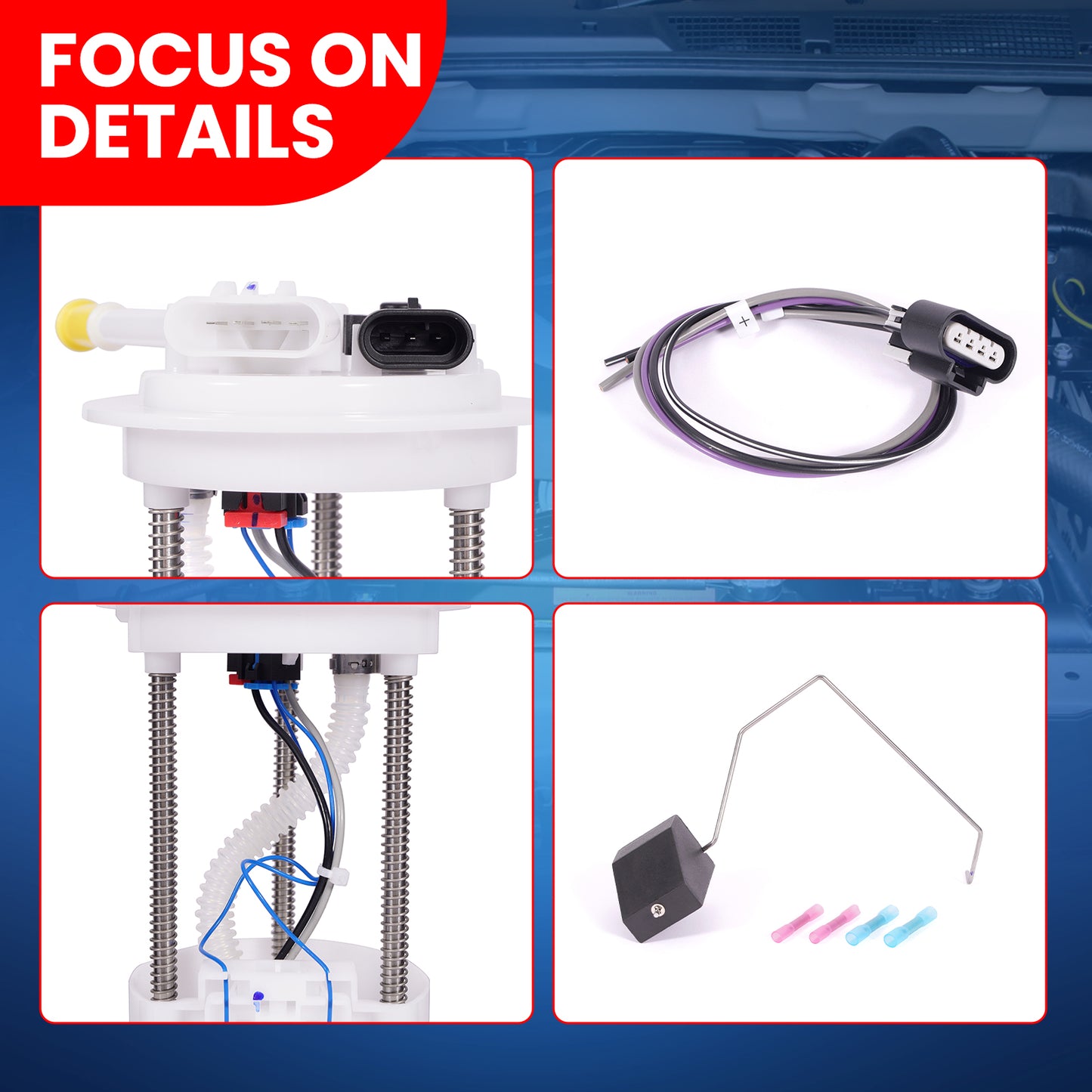 MOCA E3518M Fuel Pump Module Assembly for 2000-2003 Buick Lesabre 3.8L & 1998-2004 Cadillac Seville 4.6L & 2000-2003 Pontiac Bonneville 3.8L