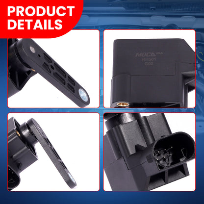 Sensor de altura de nivelación MOCA 926-200 delantero o trasero compatible con Mercedes-Benz CL600 5.5L 2003-2014 y Mercedes-Benz S600 5.5L 2003-2013 y Mercedes-Benz S65 AMG 6.0L 2005-2013
