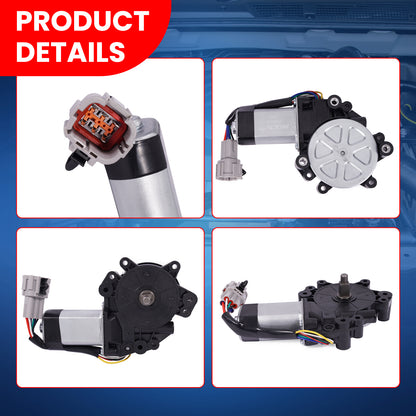 Motor de elevalunas eléctrico delantero derecho MOCA compatible con Nissan Armada 2005-2015, Nissan TITAN 2004-2015 e INFINITI QX56 2004-2013