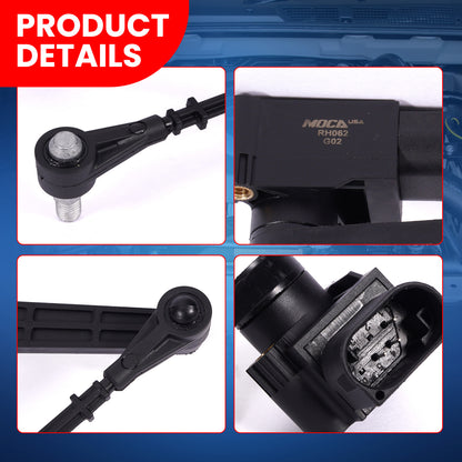 Sensor de altura de nivelación trasera MOCA V48-72-0092 de 3 pines, compatible con Land Rover Range Rover 4.2L y 4.4L (2004-2009)