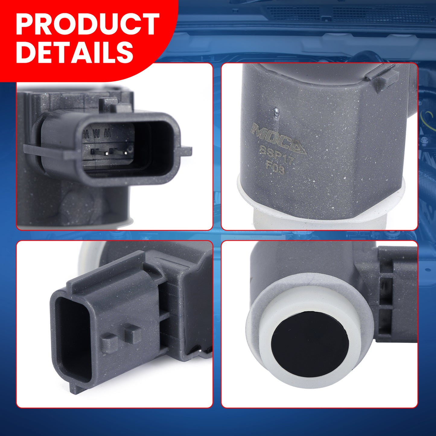 MOCA Parking Aid Sensor Fit for 2015-2017 INFINITI QX80 5.6L & 2013-2018 Nissan Altima 2.5L 3.5L & 2016-2023 Nissan Maxima 3.5L