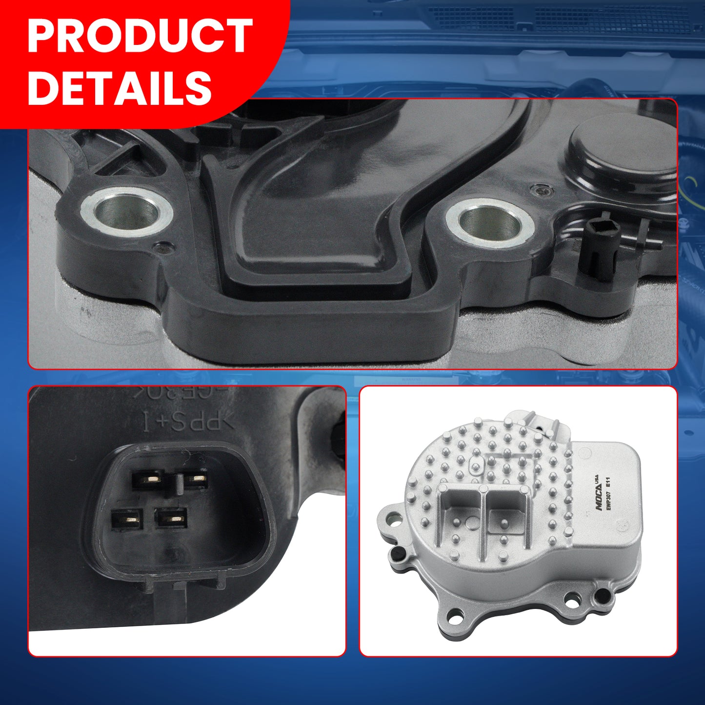 MOCA Electric Engine Water Pump Fit for 2010-2020 Toyota Prius 1.8L & 2012-2018 Toyota Prius V 1.8L & 2017-2020 Toyota Prius Prime 1.8L